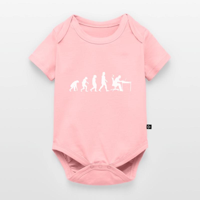 Programmer Evolution Computer Scientist Computer Nerd Baby Premium short-sleeve bodysuit