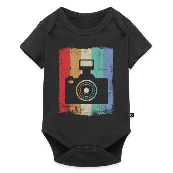 Photographie photographique Photographe photographe photographe - Body à manches courtes Premium Bébé - noir - Devant