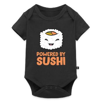 Powered By Sushi Love Sushi - Baby Premium short-sleeve bodysuit - black - Front