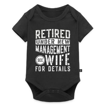 Retirement Funny - Baby Premium short-sleeve bodysuit - black - Front