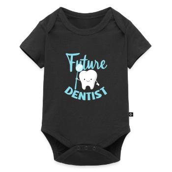 Dentist Dentist Dentist Teeth Gift - Baby Premium short-sleeve bodysuit - black - Front