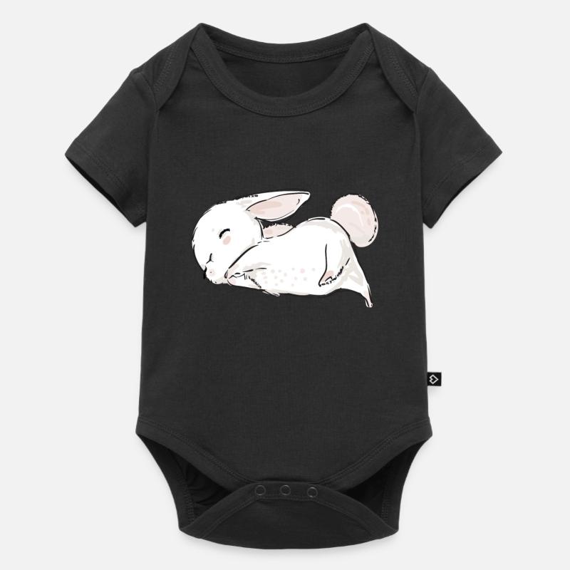 Cute Rabbit Animal Easter - Baby Premium short-sleeve bodysuit - black
