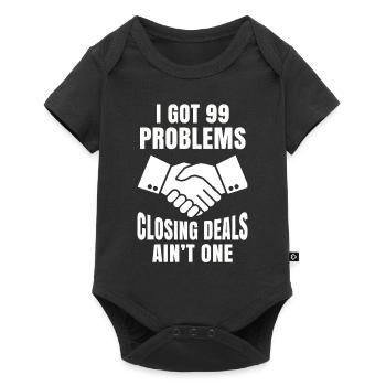 Real Estate Tshirt Home Dealer Broker House Agent Job - Baby Premium short-sleeve bodysuit - black - Front
