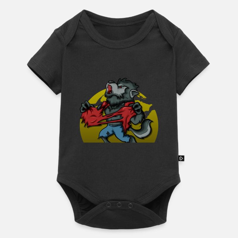 Werwolf - Baby Premium Kurzarmbody - Schwarz
