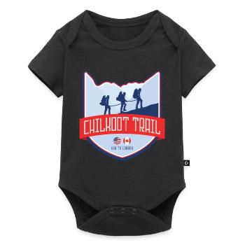 Chilkoot Trail - États-Unis d’Amérique en Canada - Body à manches courtes Premium Bébé - noir - Devant
