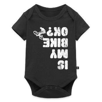 Is My Bike Ok - Baby Premium short-sleeve bodysuit - black - Front