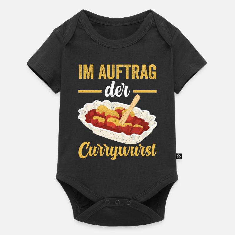 Im Auftrag der Currywurst - Baby Premium Kurzarmbody - Schwarz