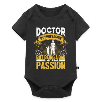 Doctor Doctor Specialist Physician - Baby Premium short-sleeve bodysuit - black - Front