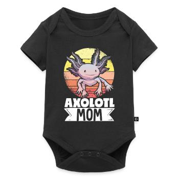 Axolots Lover Pet Animal Axolotl - Baby Premium Kurzarmbody - Schwarz - Vorne