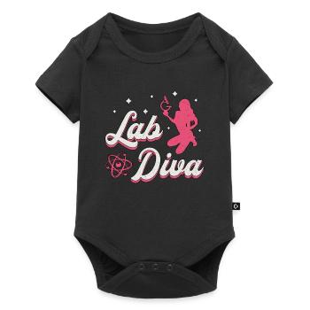 Laboratory Technician Laboratory Lab Diva Chemistry Gift - Baby Premium short-sleeve bodysuit - black - Front