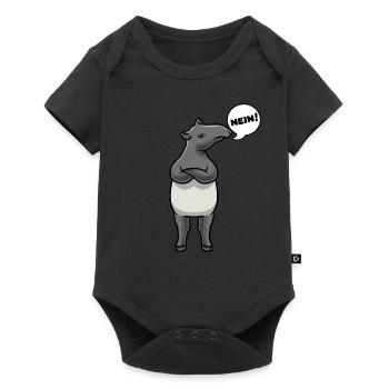 Stubborn tapir - Baby Premium short-sleeve bodysuit - black - Front
