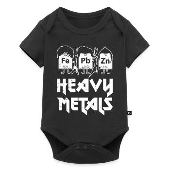 Heavy Metals Chimie Métaux lourds Musique Geek - Body à manches courtes Premium Bébé - noir - Devant