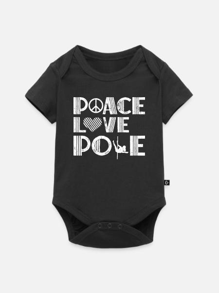 Poledance Tänzerin - Baby Premium Kurzarmbody - Schwarz