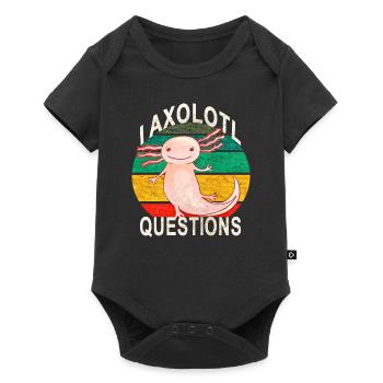 Axolotl. I Axolotl Questions. Drôle d’Axolotl - Body à manches courtes Premium Bébé - noir - Devant