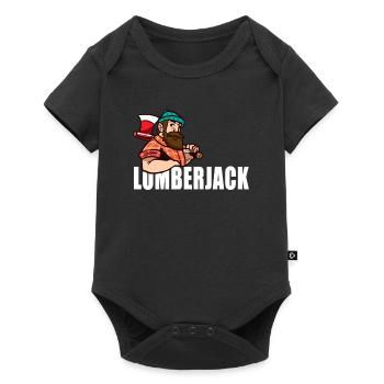 Lumberjack - Bûcheron - Body à manches courtes Premium Bébé - noir - Devant