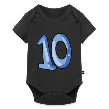 10 - Baby Premium short-sleeve bodysuit - black - Front