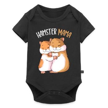 Hamster Mama Girls Ladies - Baby Premium short-sleeve bodysuit - black - Front