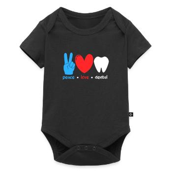 Dentist Dentist Dentist Teeth Gift - Baby Premium short-sleeve bodysuit - black - Front