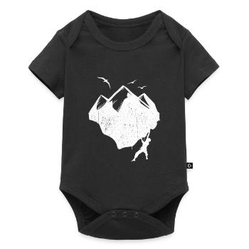 Escalade cadeau escalade rocheuse Sports de montagne Climbing - Body à manches courtes Premium Bébé - noir - Devant