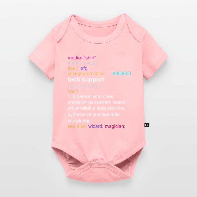 Tech support html coding gift coder Body à manches courtes Premium Bébé