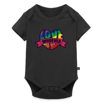 Gay Pride - Baby Premium Kurzarmbody - Schwarz - Vorne
