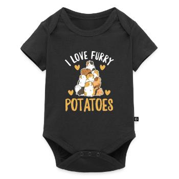 I love furry potatoes saying for a - Baby Premium short-sleeve bodysuit - black - Front