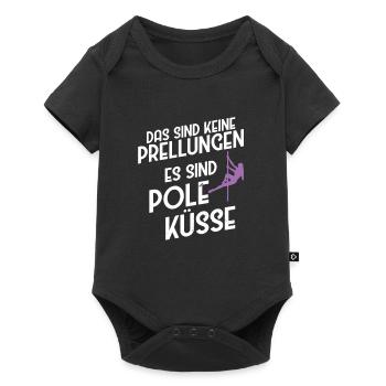 Pole Dance Poledancing Stangentanz Pole-Dance - Baby Premium Kurzarmbody - Schwarz - Vorne