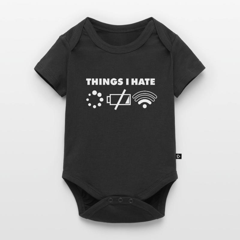 Computer Nerd | Gaming | Things I Hate Programmer Baby Premium Kurzarmbody