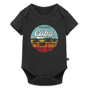Cuba Havanna - Baby Premium Kurzarmbody - Schwarz - Vorne