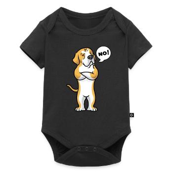 Stubborn Mastín Español Dog Spanish Mastiff - Baby Premium short-sleeve bodysuit - black - Front
