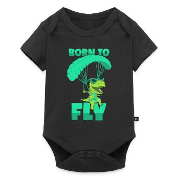 Parapente T-Rex Vol Parapente - Body à manches courtes Premium Bébé - noir - Devant