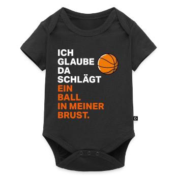 Basketball Sport Lustige Sprüche Geschenk Basketb - Baby Premium Kurzarmbody - Schwarz - Vorne