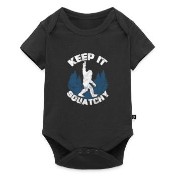 Bigfoot - Baby Premium short-sleeve bodysuit - black - Front