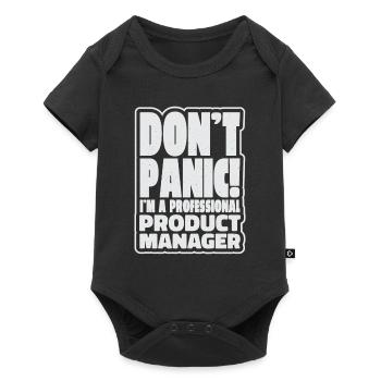 Awesome Product Manager - Baby Premium Kurzarmbody - Schwarz - Vorne