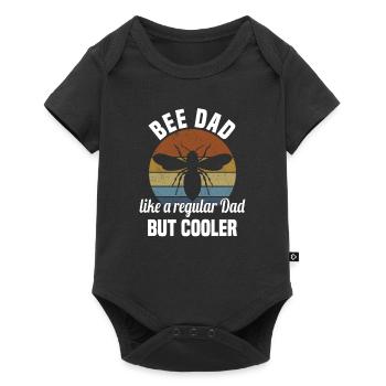 Beekeeper Beekeeping Honey Beehive Papa - Baby Premium short-sleeve bodysuit - black - Front