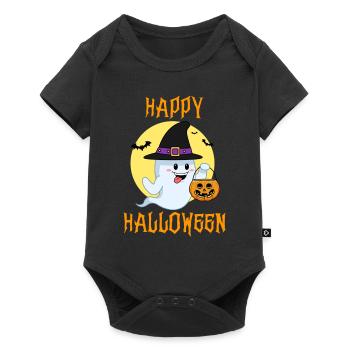 Halloween Halloween Halloween Halloween Halloween - Body à manches courtes Premium Bébé - noir - Devant