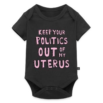 Abtreibung Frauenrechte Pro Choice - Baby Premium Kurzarmbody - Schwarz - Vorne
