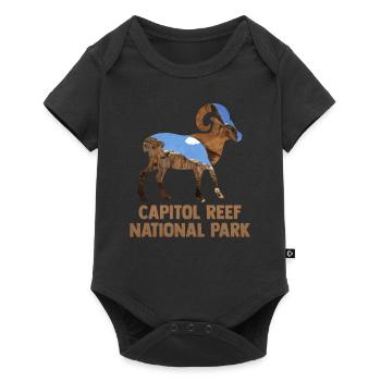USA America National Park - Baby Premium short-sleeve bodysuit - black - Front