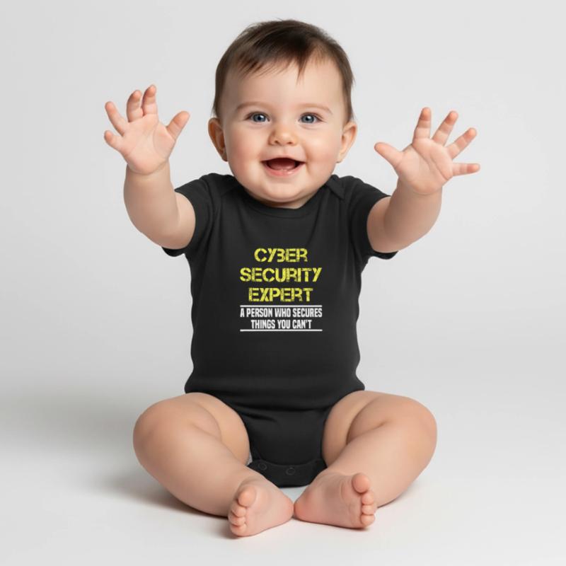 IT Cyber Security Experte Nerd Hacking Baby Premium Kurzarmbody