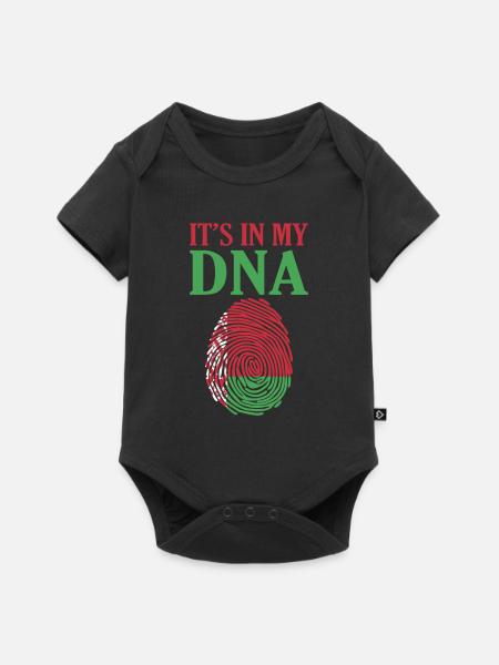 Weißrussland - Baby Premium Kurzarmbody - Schwarz