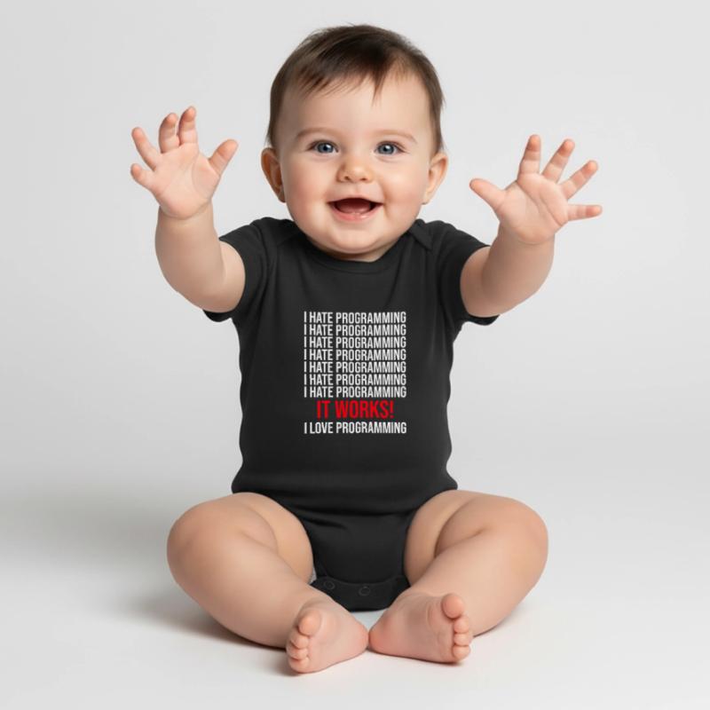 Programmierer Ich Hasse Programmieren Baby Premium Kurzarmbody