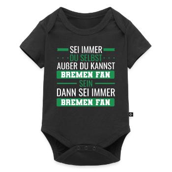 Bremen Fan - Baby Premium Kurzarmbody - Schwarz - Vorne