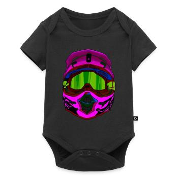 Motocross / Enduro / Freestyle mx / Dirtbike rétro - Body à manches courtes Premium Bébé - noir - Devant