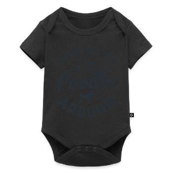 Poodle Design for a Poodle Lovers - Baby Premium short-sleeve bodysuit - black - Front