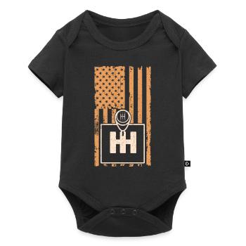Car manual transmission gear shift - Baby Premium short-sleeve bodysuit - black - Front