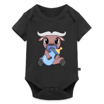 Bébé Jeune Buffle - Body à manches courtes Premium Bébé - noir - Devant