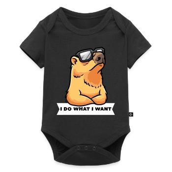 Capybara Capybara Persistent Capybara - Baby Premium short-sleeve bodysuit - black - Front