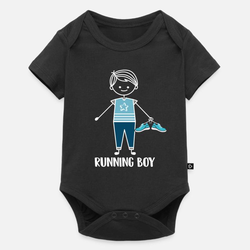 Jogging Running Running Coureurs - Body à manches courtes Premium Bébé - noir