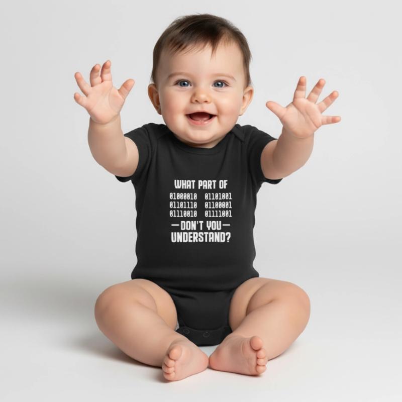 Binär Code Programmierer Coder Geschenk Baby Premium Kurzarmbody