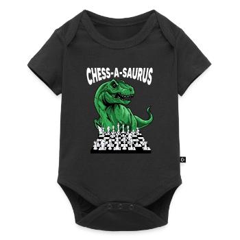 Pièce d’échecs - Body à manches courtes Premium Bébé - noir - Devant
